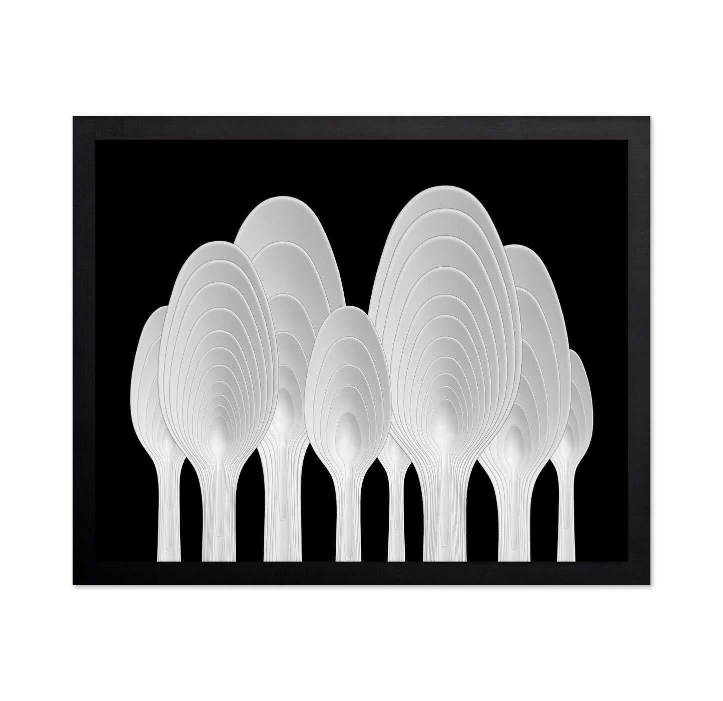 Spoons Abstract: Tree Rings