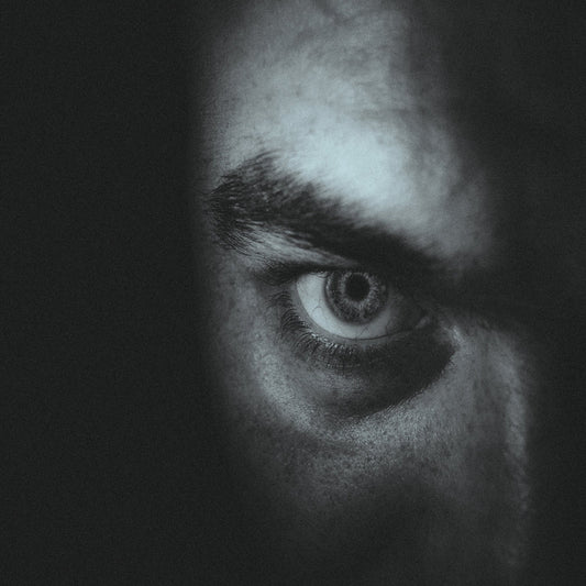 Close-up Of An Intense Gaze