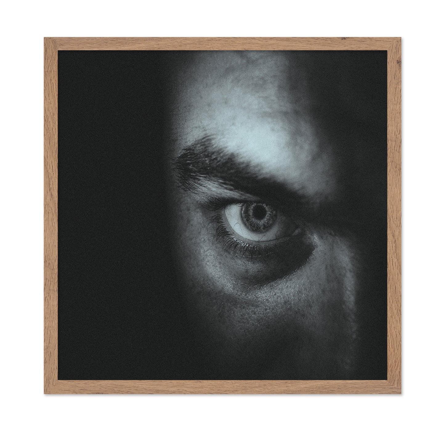 Close-up Of An Intense Gaze