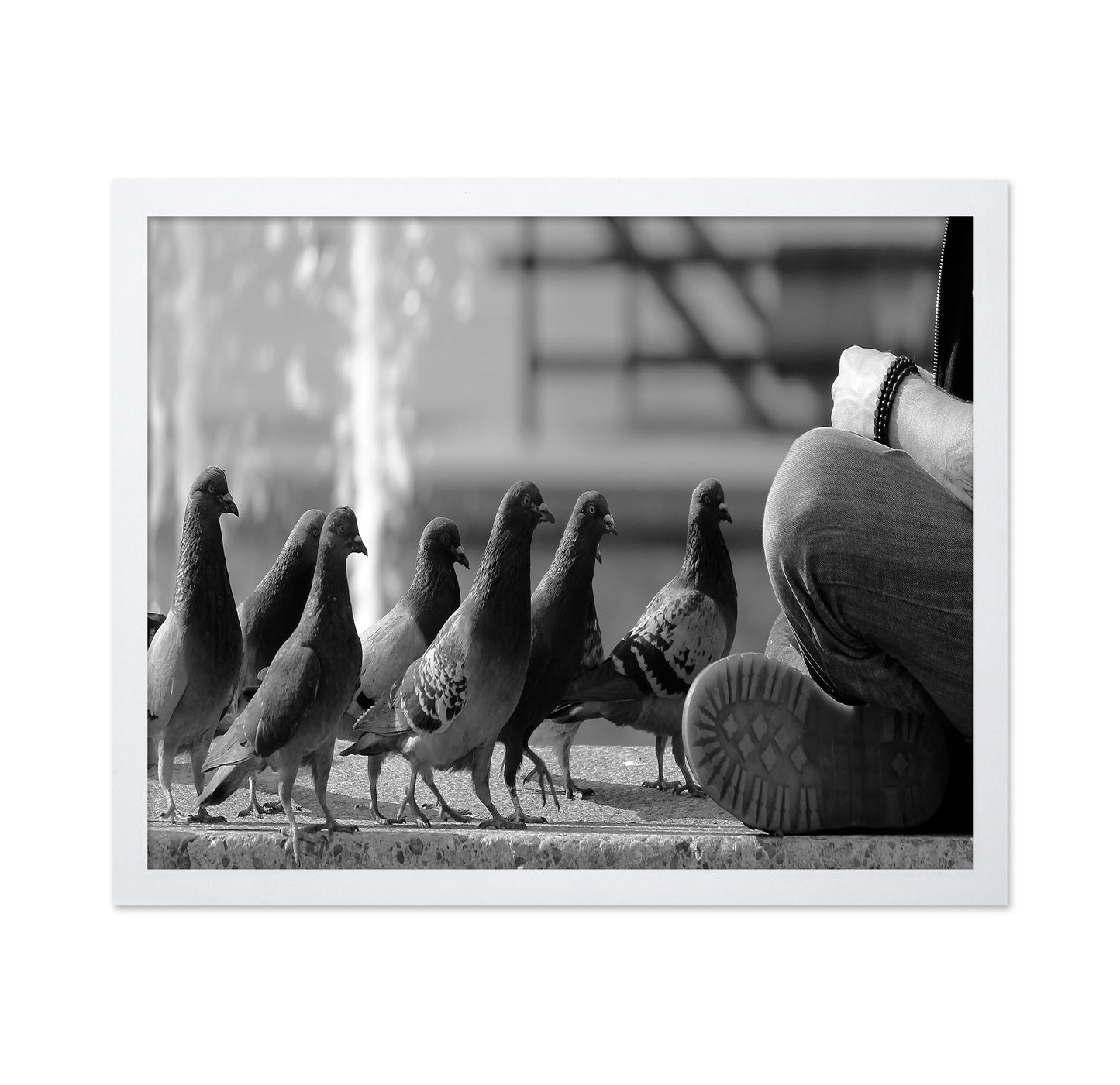 On Line for Food