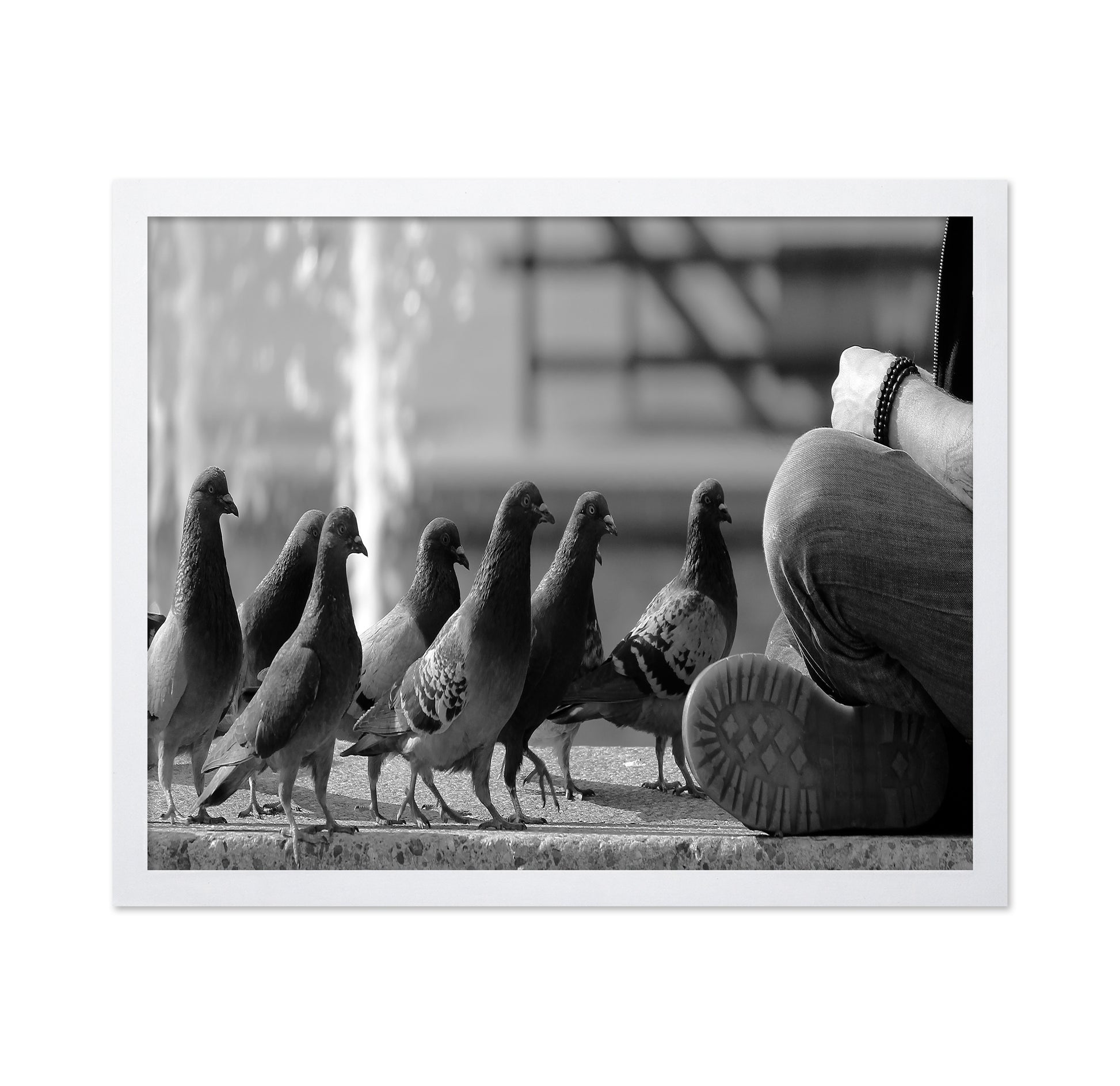 On Line for Food