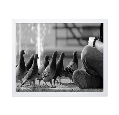 On Line for Food