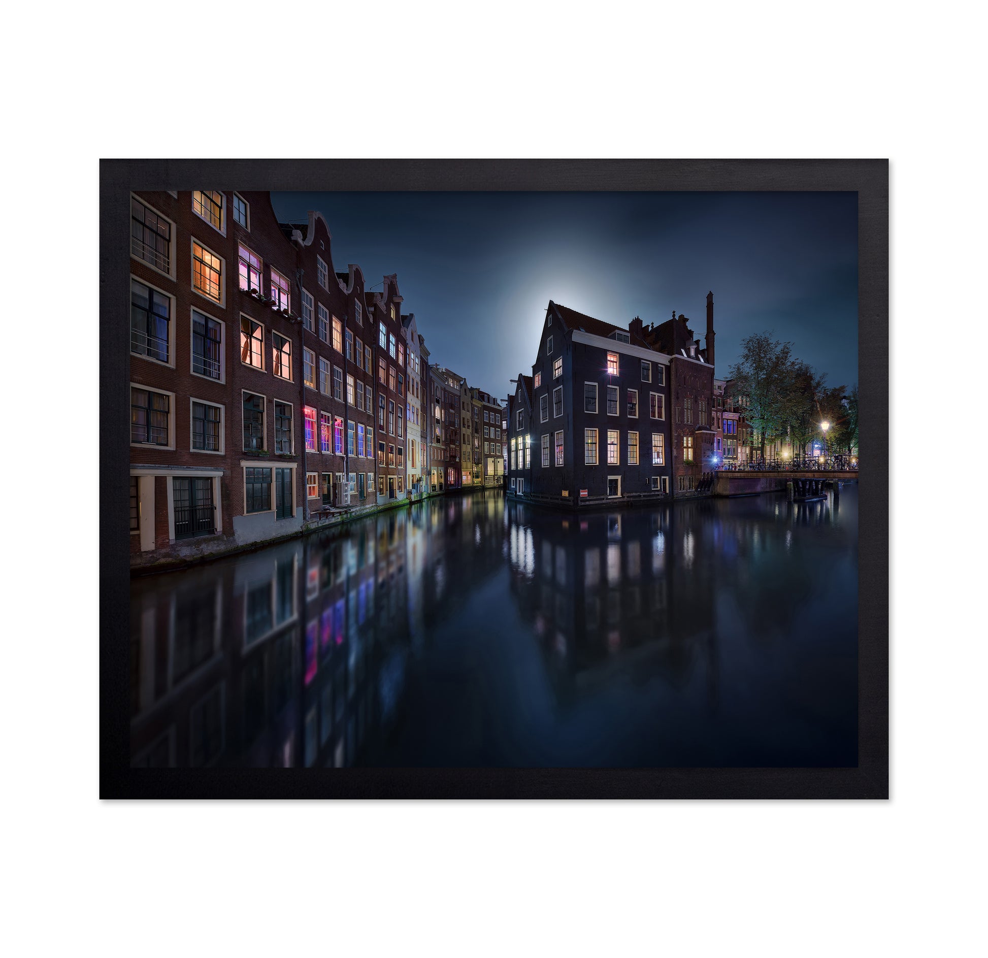 Moonlight over Amsterdam