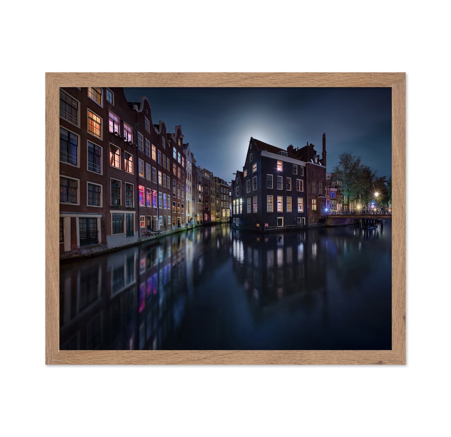 Moonlight over Amsterdam