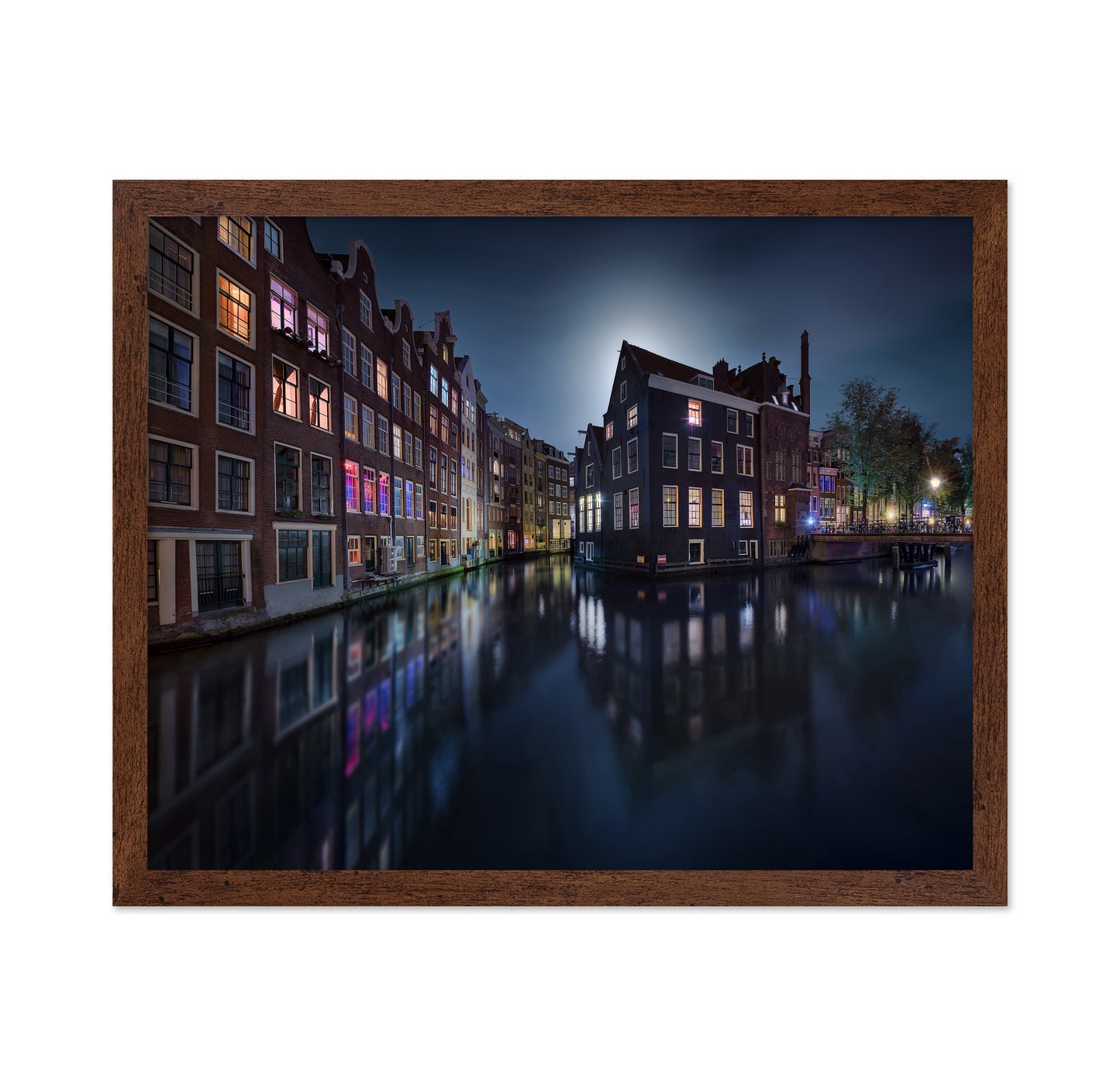 Moonlight over Amsterdam