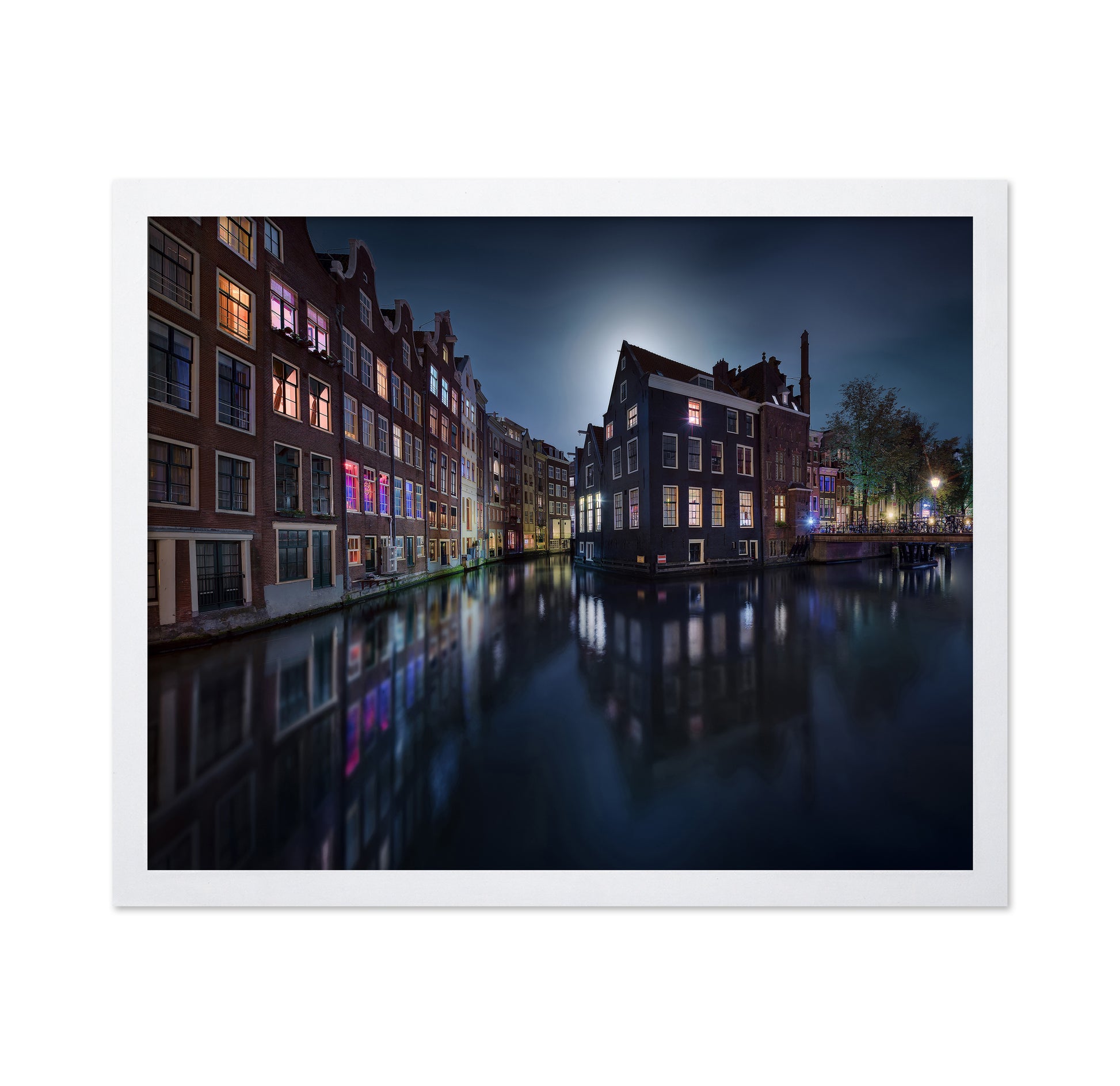 Moonlight over Amsterdam