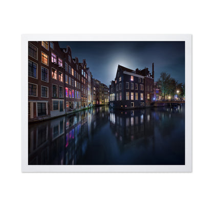 Moonlight over Amsterdam