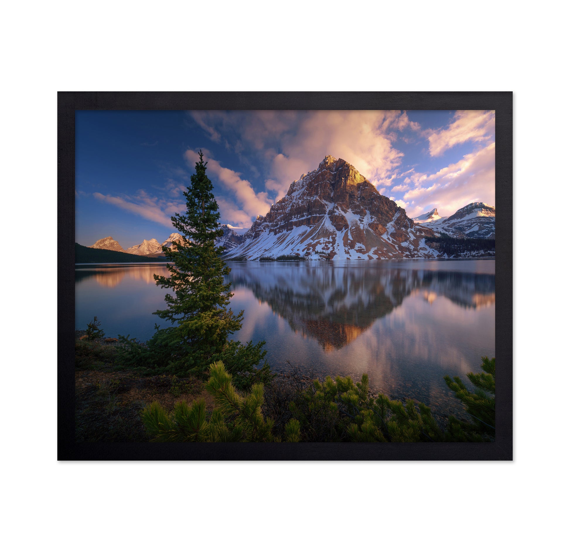 Sunset at Bow Lake