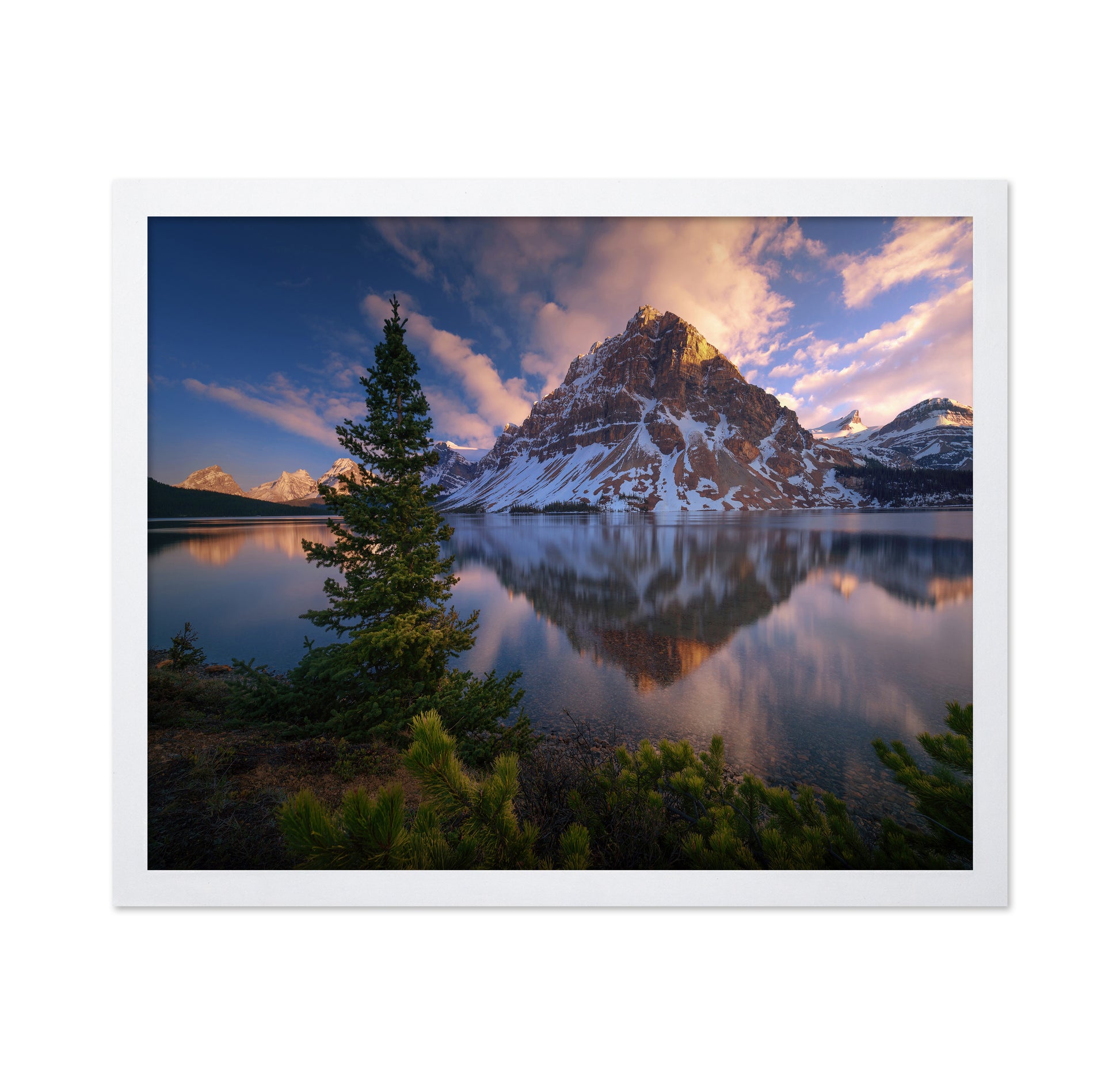 Sunset at Bow Lake