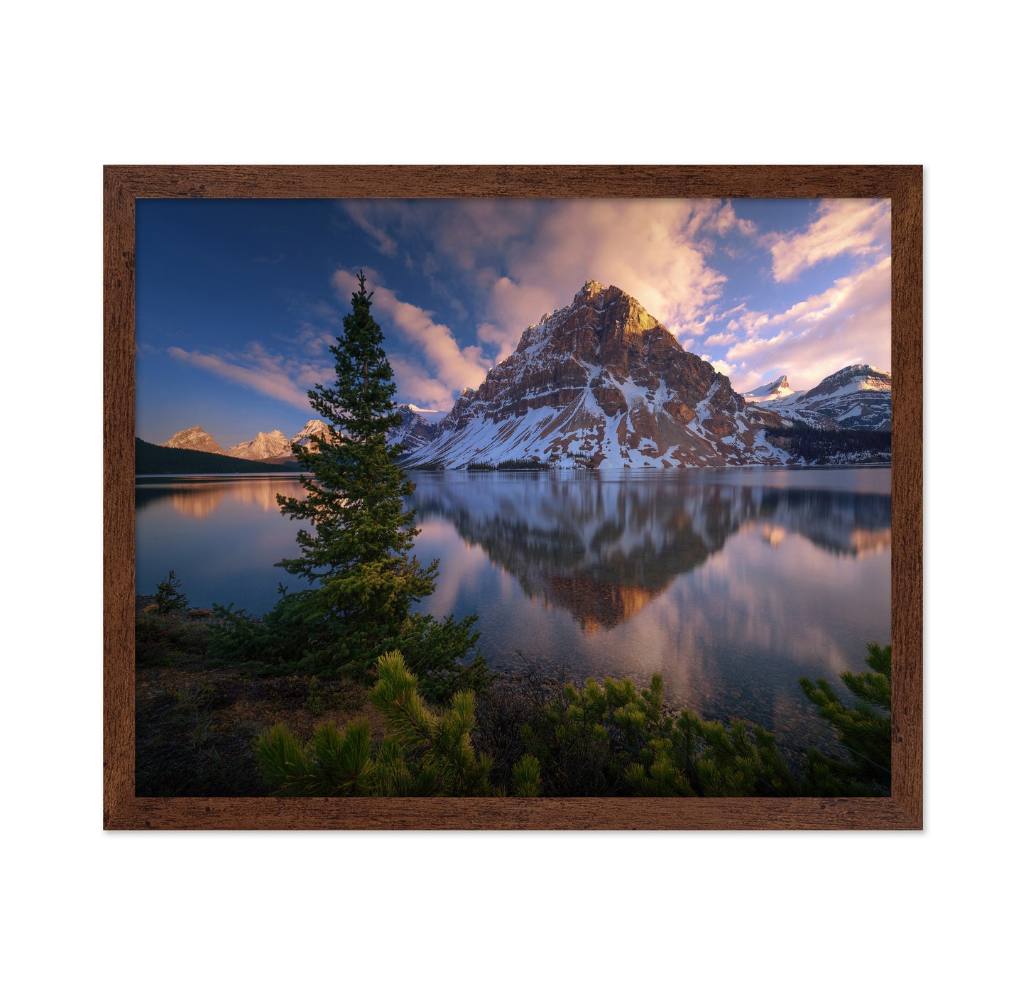 Sunset at Bow Lake