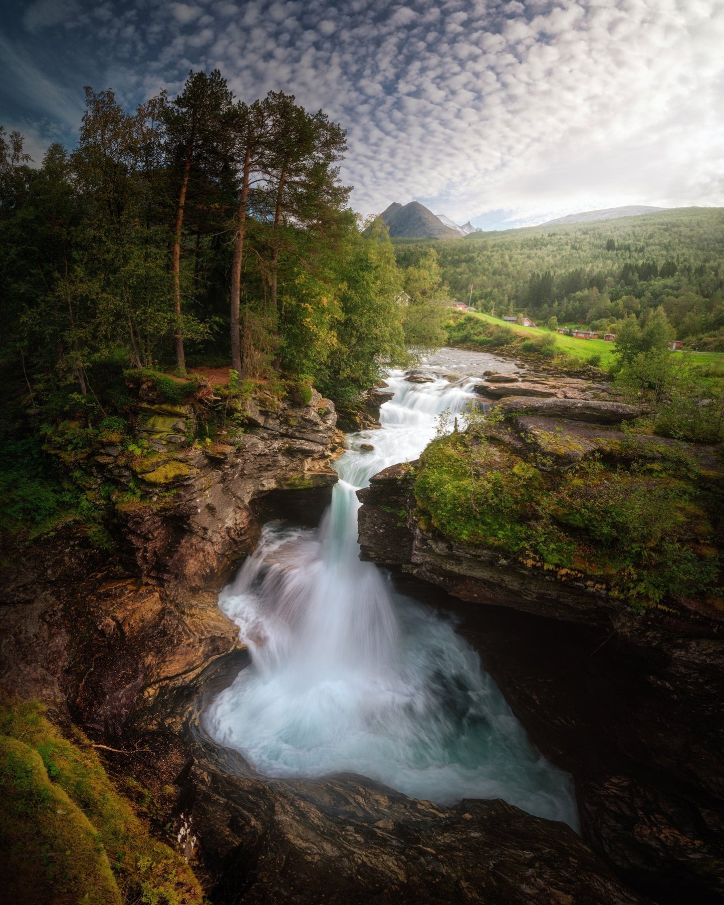 Cascading Waterfalls