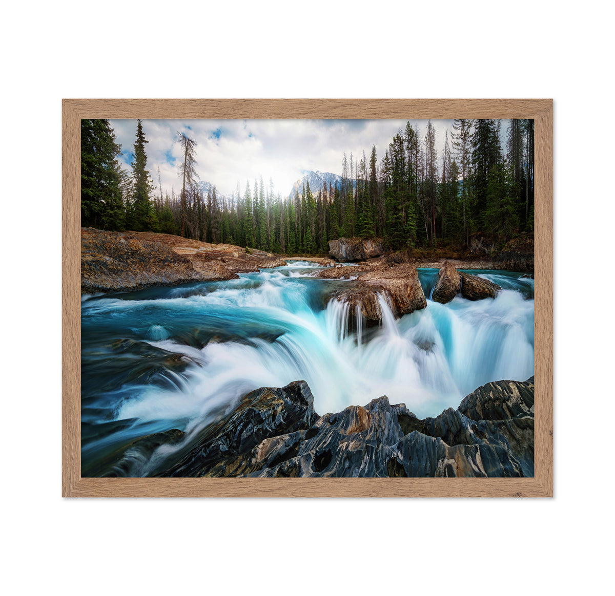 Water Stream On Rocks