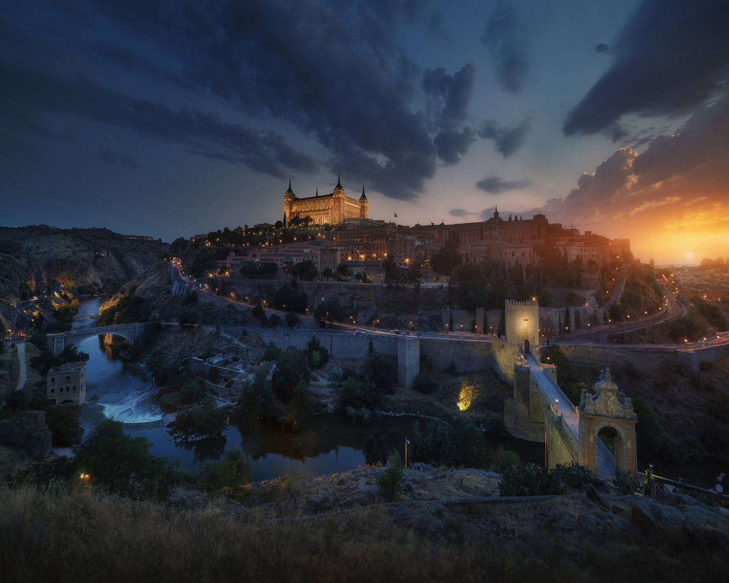 Majestic Castle at Twilight