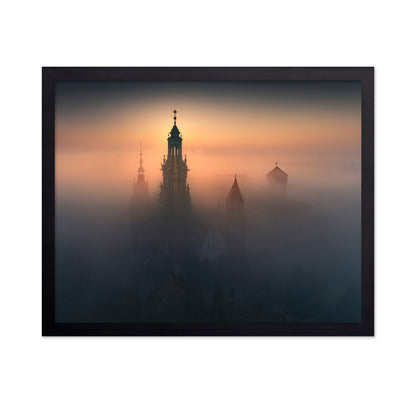 Foggy Krakow Church Palace