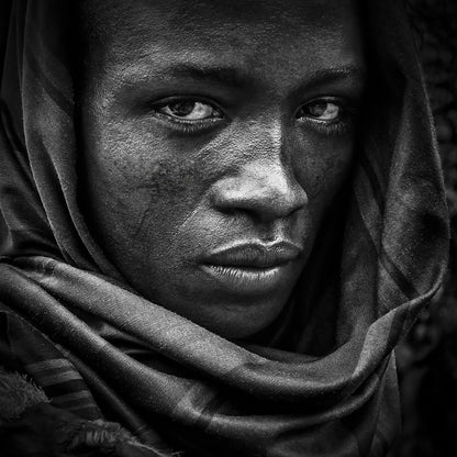 Veiled Woman Face