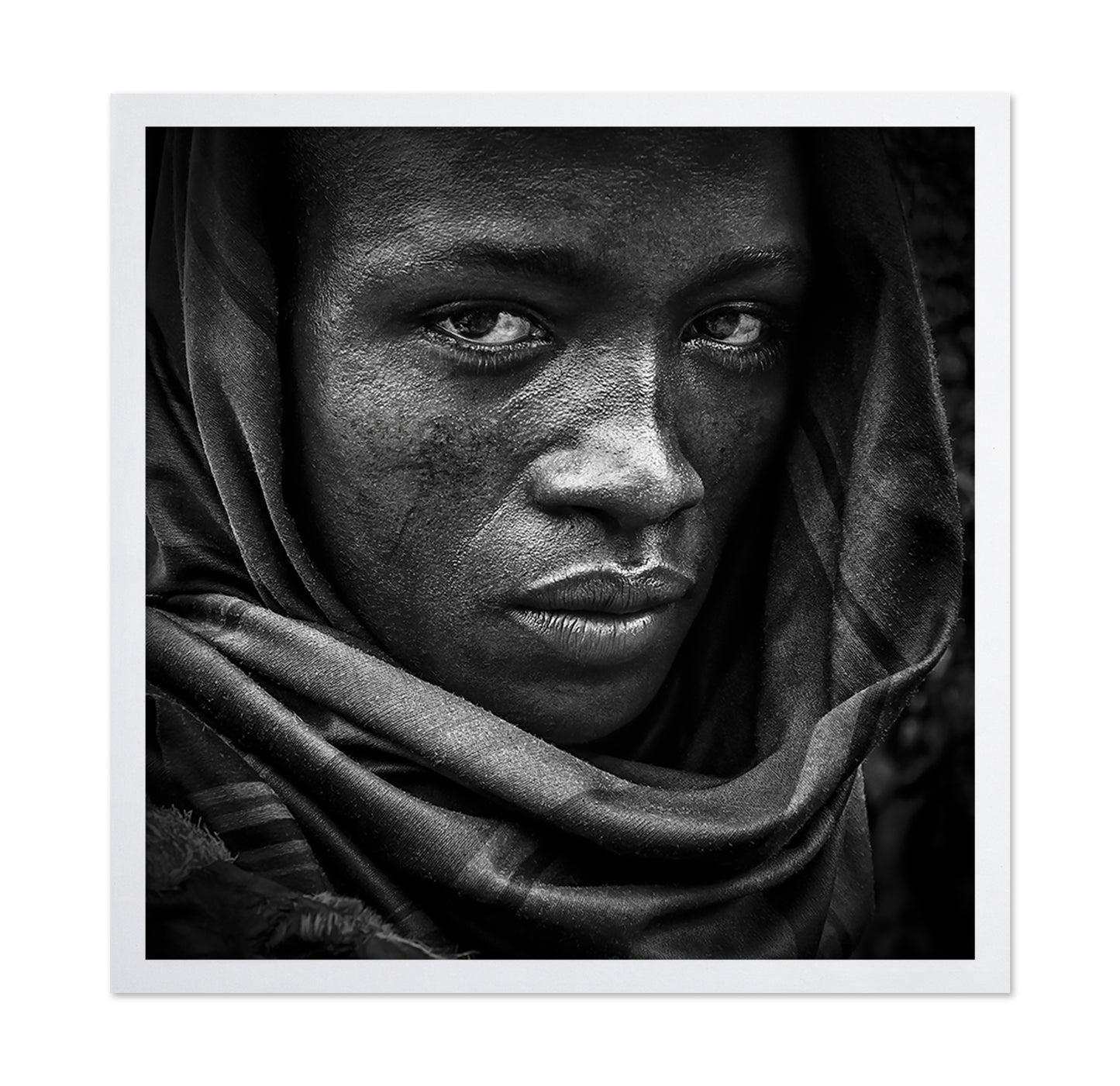 Veiled Woman Face