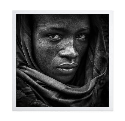 Veiled Woman Face