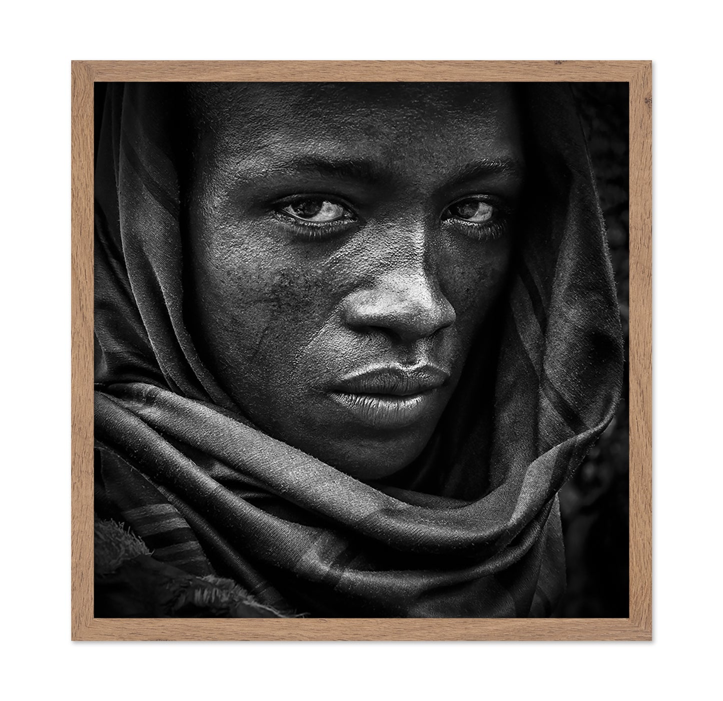 Veiled Woman Face