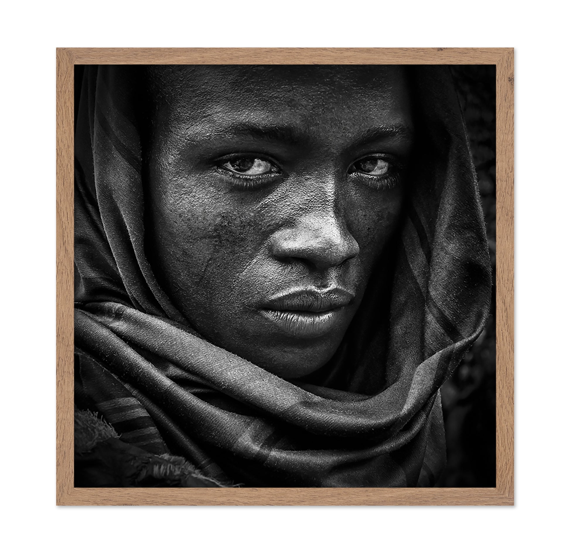 Veiled Woman Face