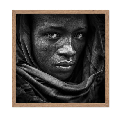 Veiled Woman Face