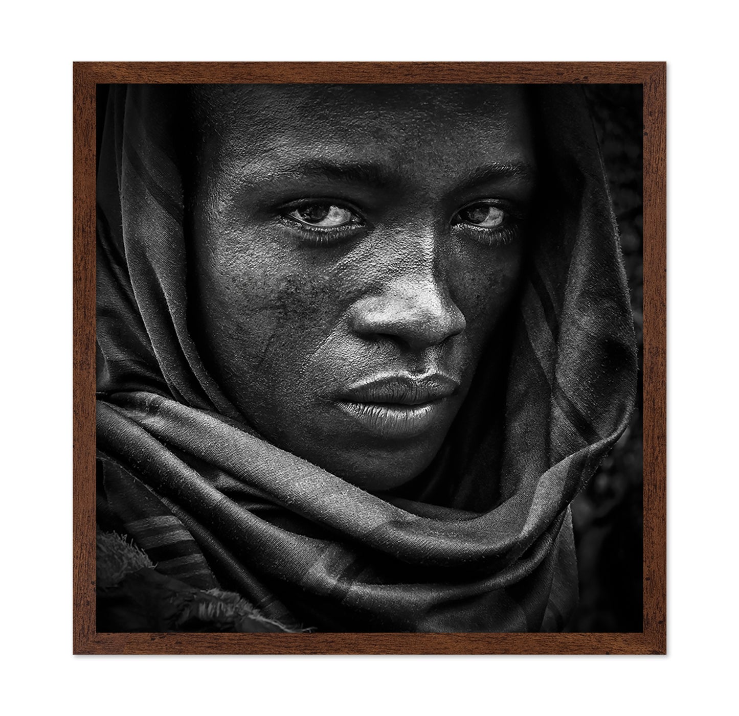 Veiled Woman Face