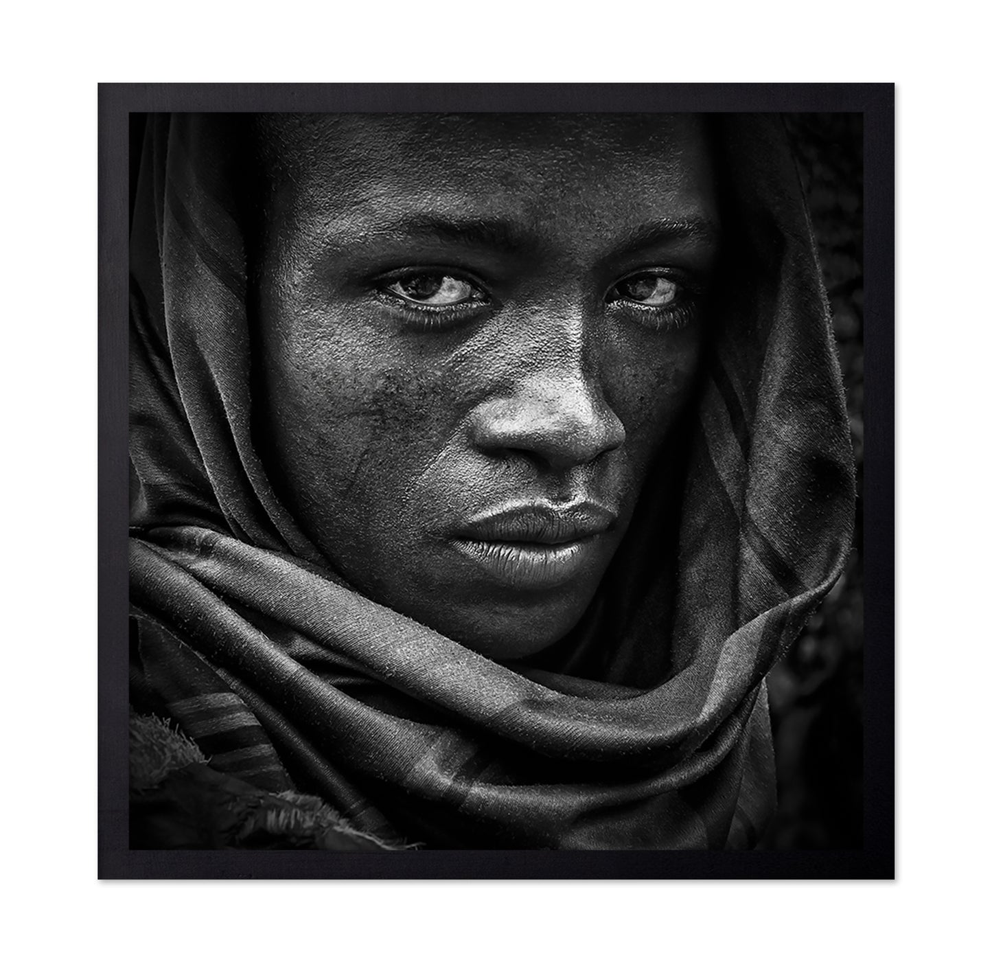Veiled Woman Face