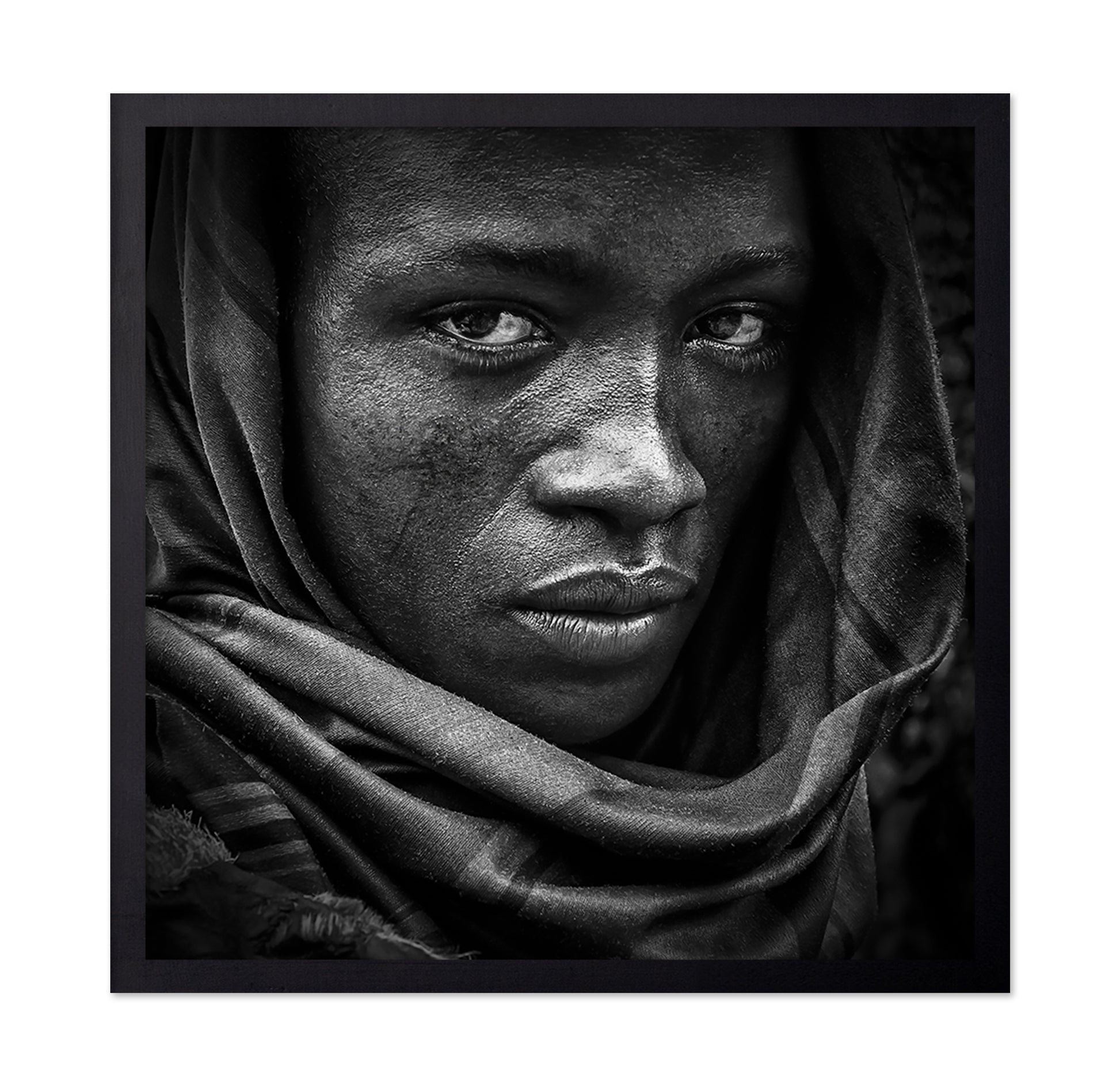 Veiled Woman Face