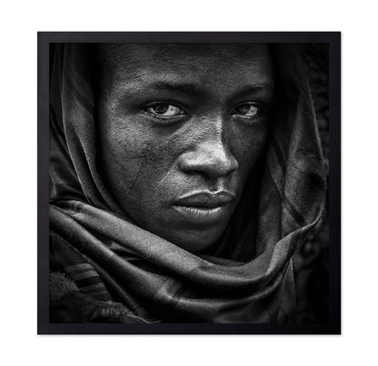 Veiled Woman Face