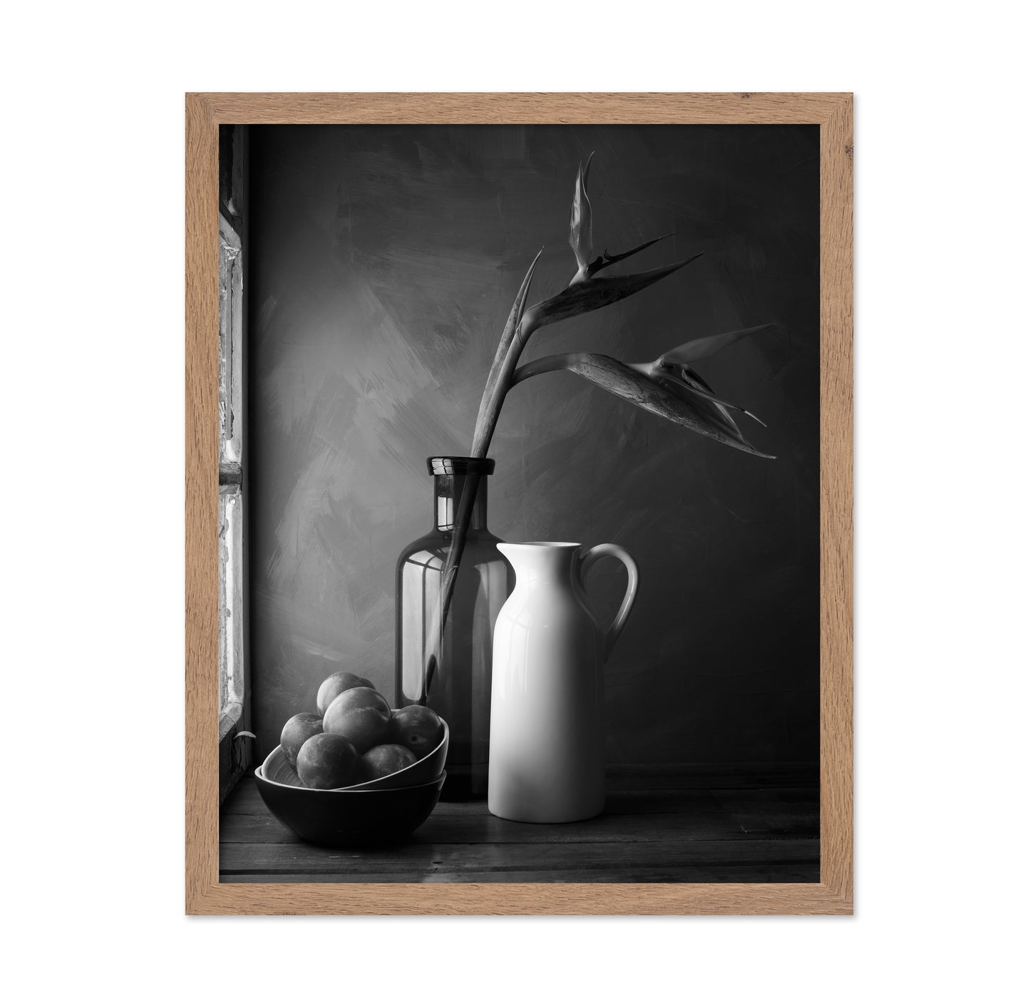 Plums and Jars Still Life