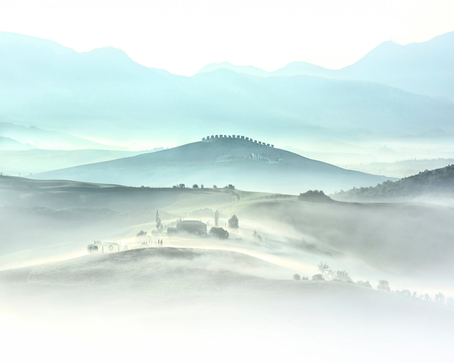 Morning Mountains of Tuscany