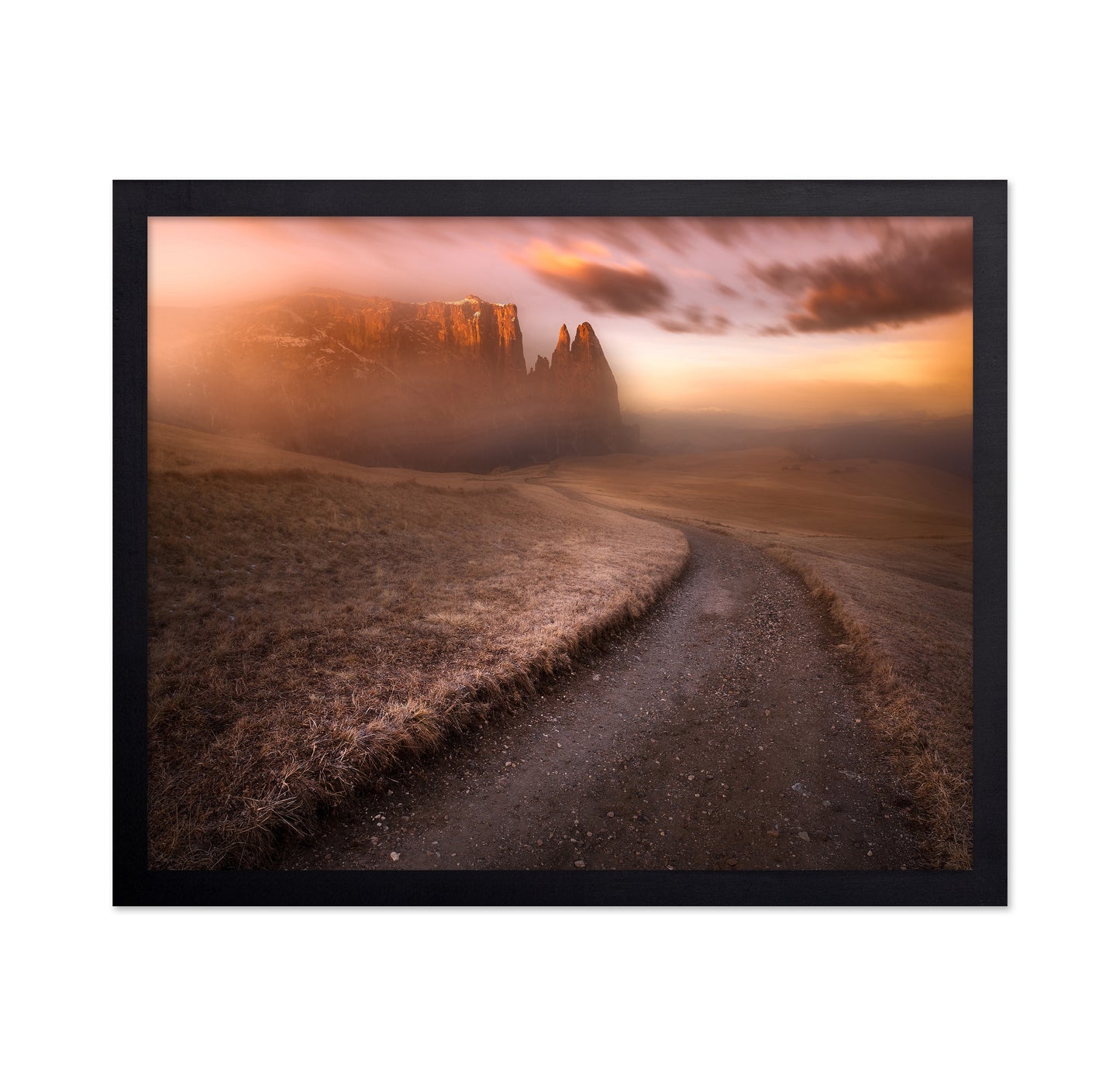 Misty Morning in the Dolomites