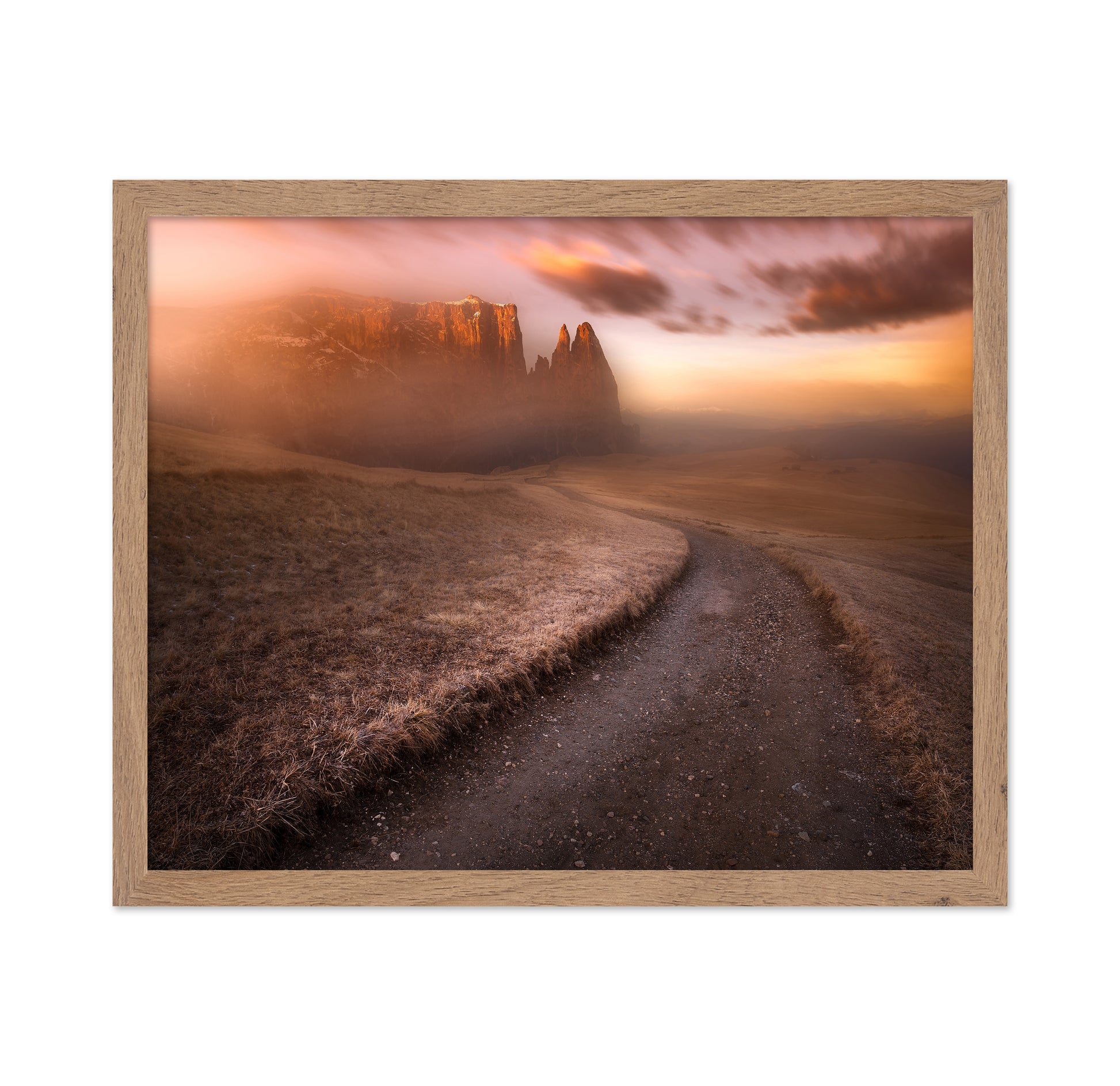 Misty Morning in the Dolomites