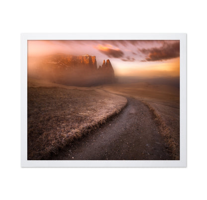 Misty Morning in the Dolomites
