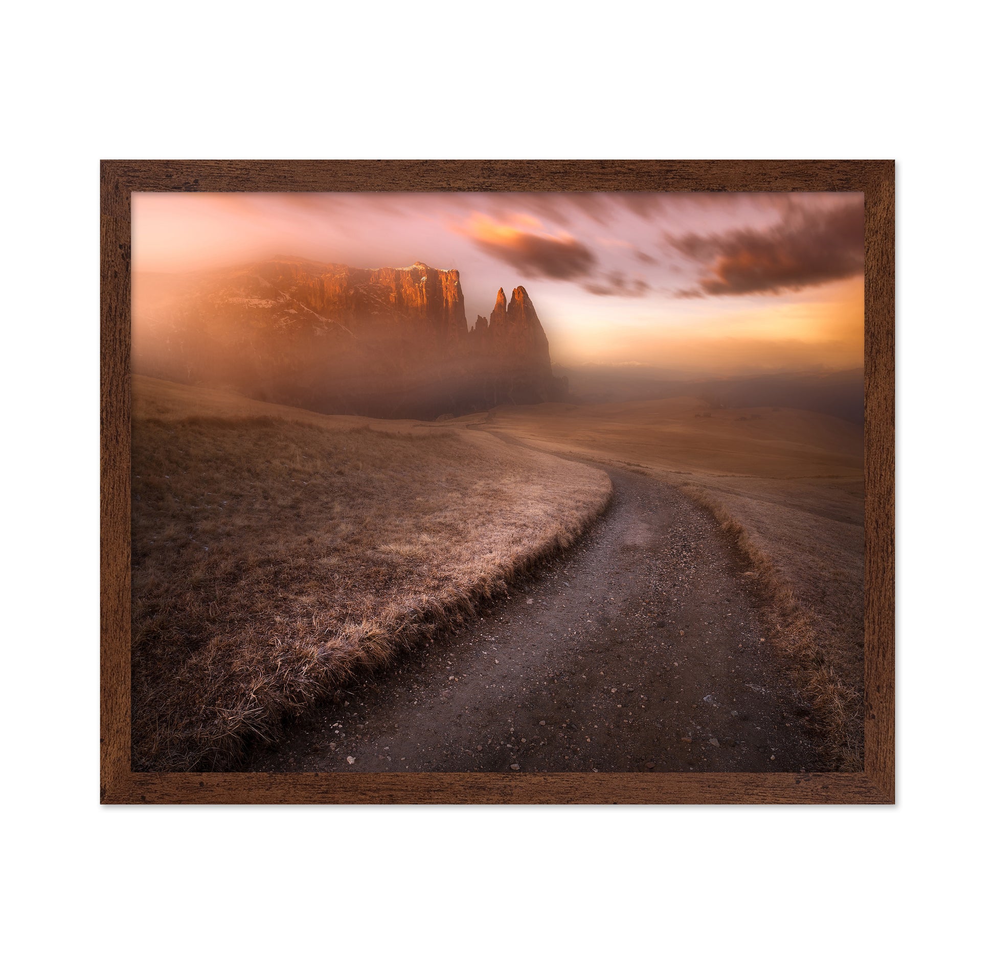 Misty Morning in the Dolomites