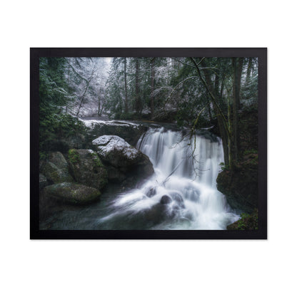 First Snow At The Falls