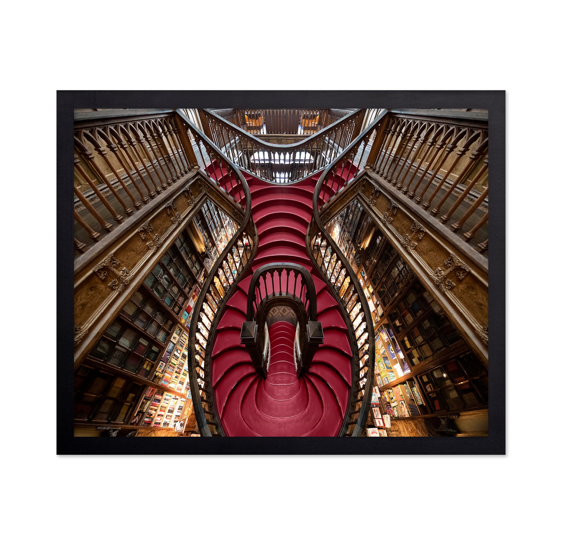 Porto Livraria Lello Spiral Staircase