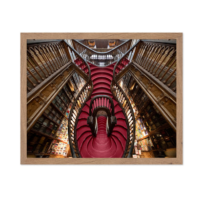 Porto Livraria Lello Spiral Staircase