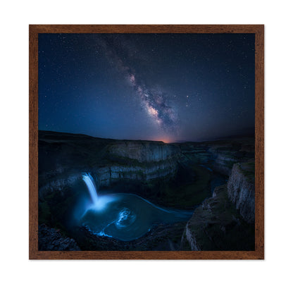 Palouse Waterfall and The Milky Way