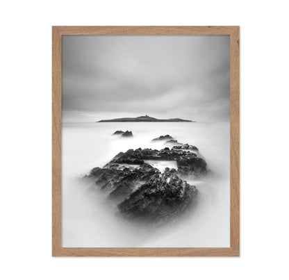 Rocks in White Mist