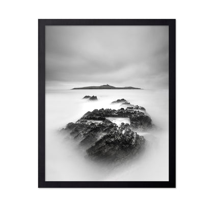 Rocks in White Mist