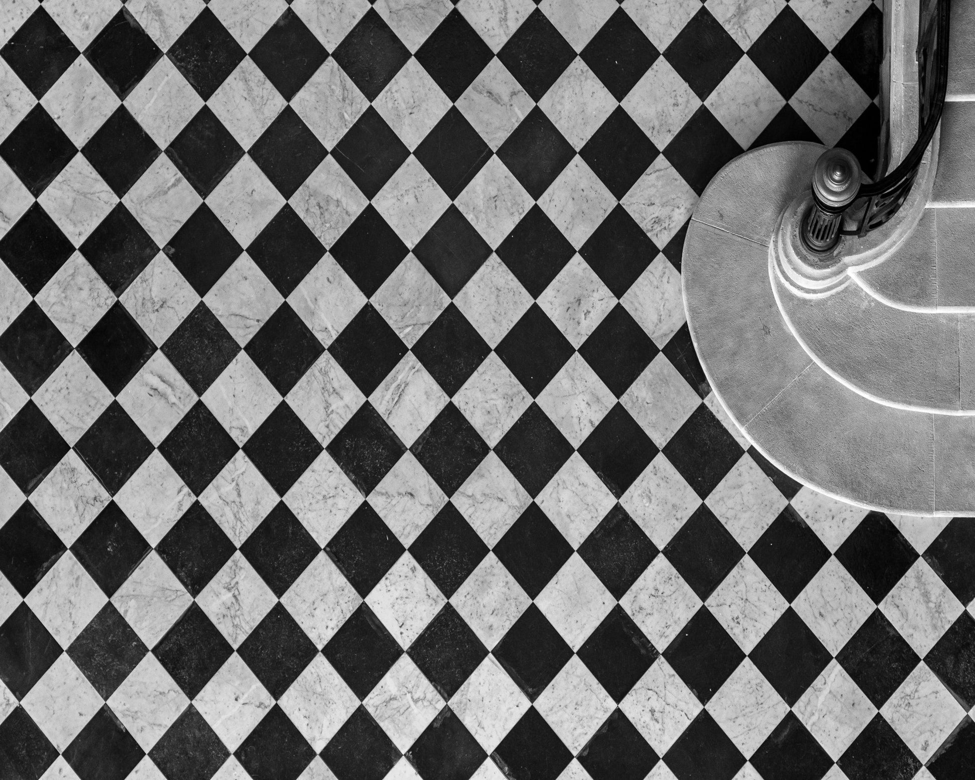 Chessboard staircase