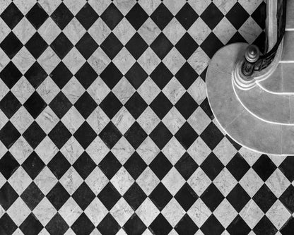 Chessboard staircase
