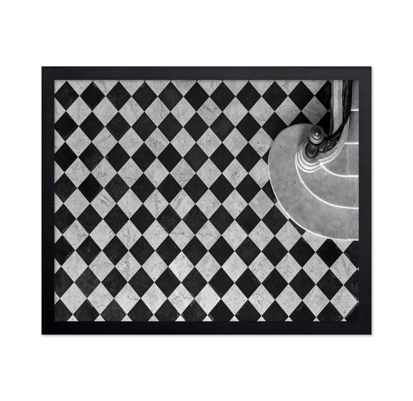 Chessboard staircase