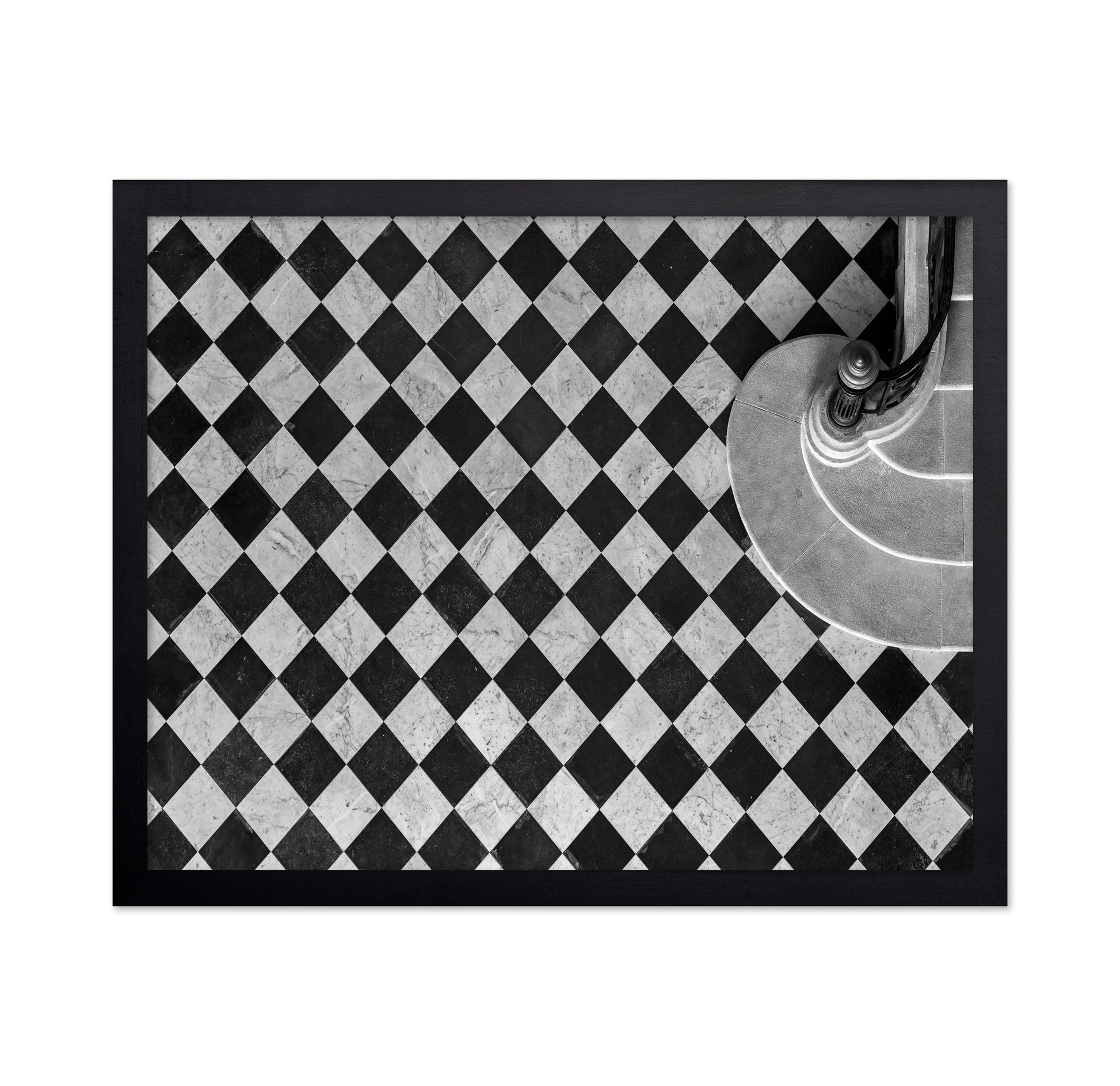 Chessboard staircase