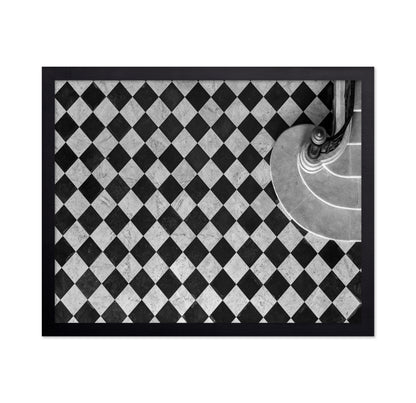 Chessboard staircase