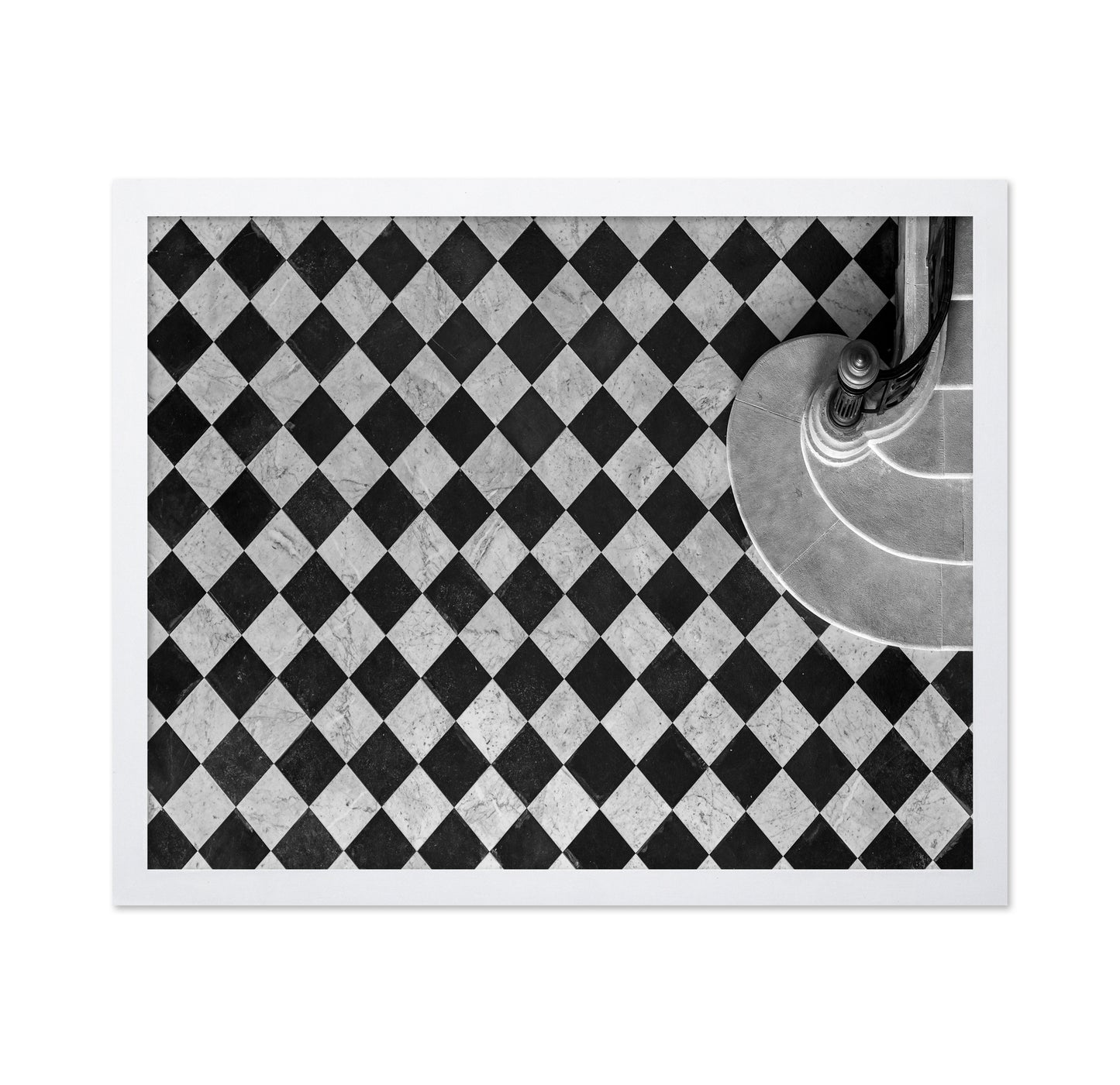 Chessboard staircase
