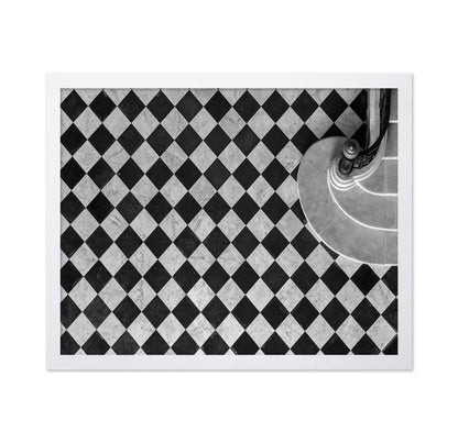 Chessboard staircase