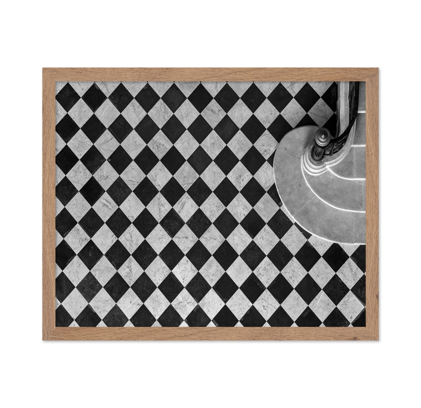 Chessboard staircase