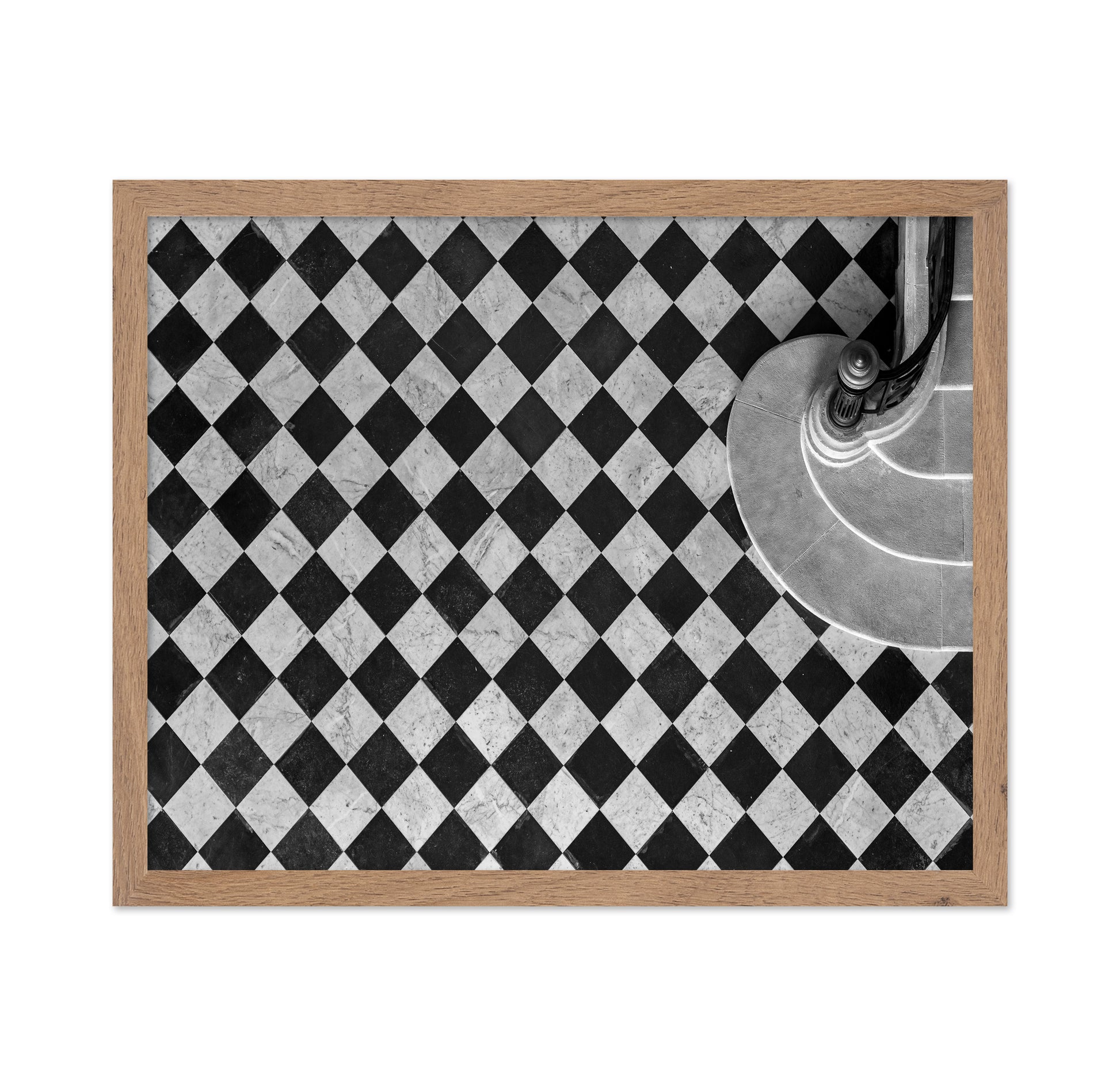 Chessboard staircase