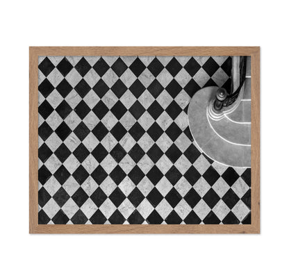 Chessboard staircase